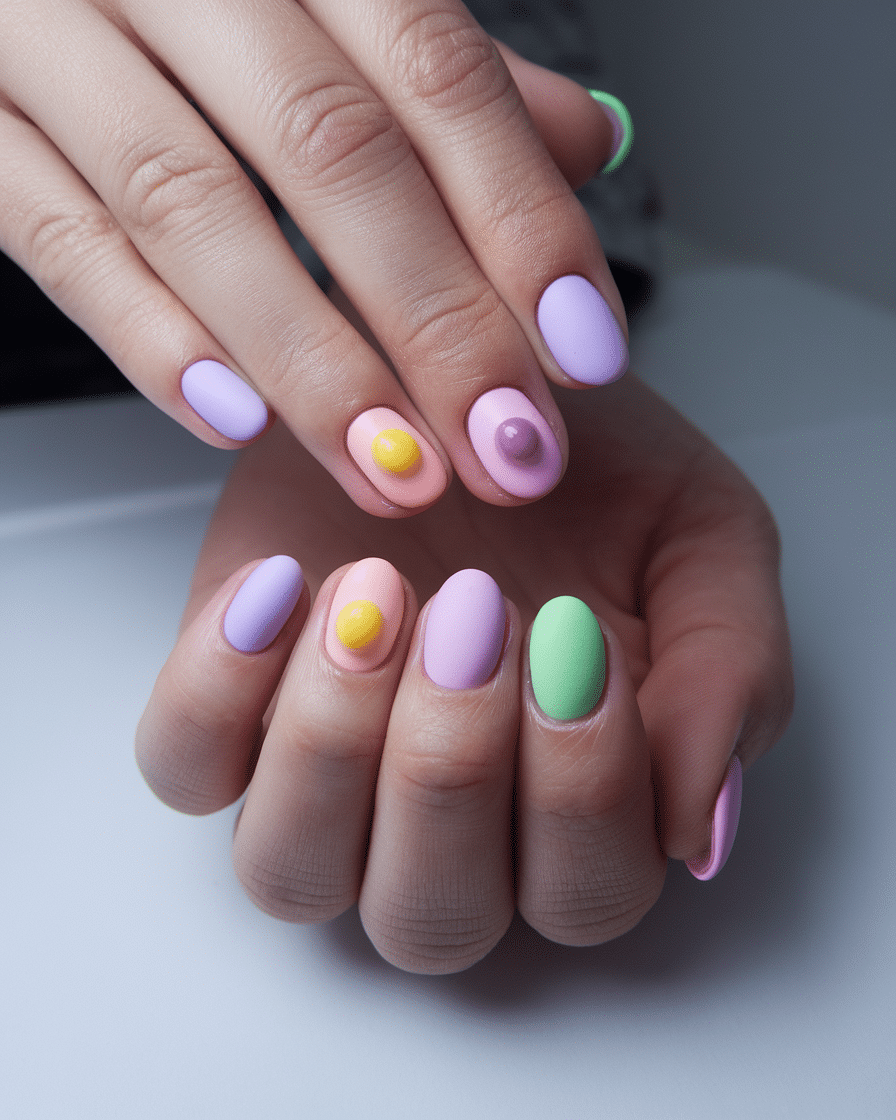 0009_4_a-photo-of-a-hand-with-nails-painted-in-_sMZ9ypAAT6-rmUdPOTgr6g_jlqHlW_nQfWz67CVDp2fuw Fresh Spring Nail Designs That Will Brighten Up Your Easter Season