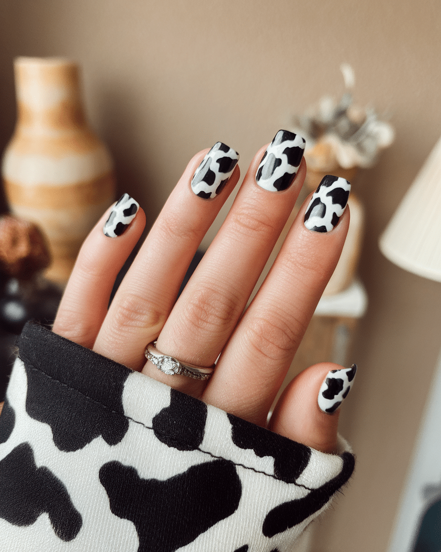 18 Stunning Black and White Nail Designs for a Classy Look