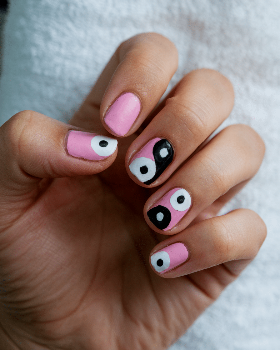 18 Stunning Black and White Nail Designs for a Classy Look