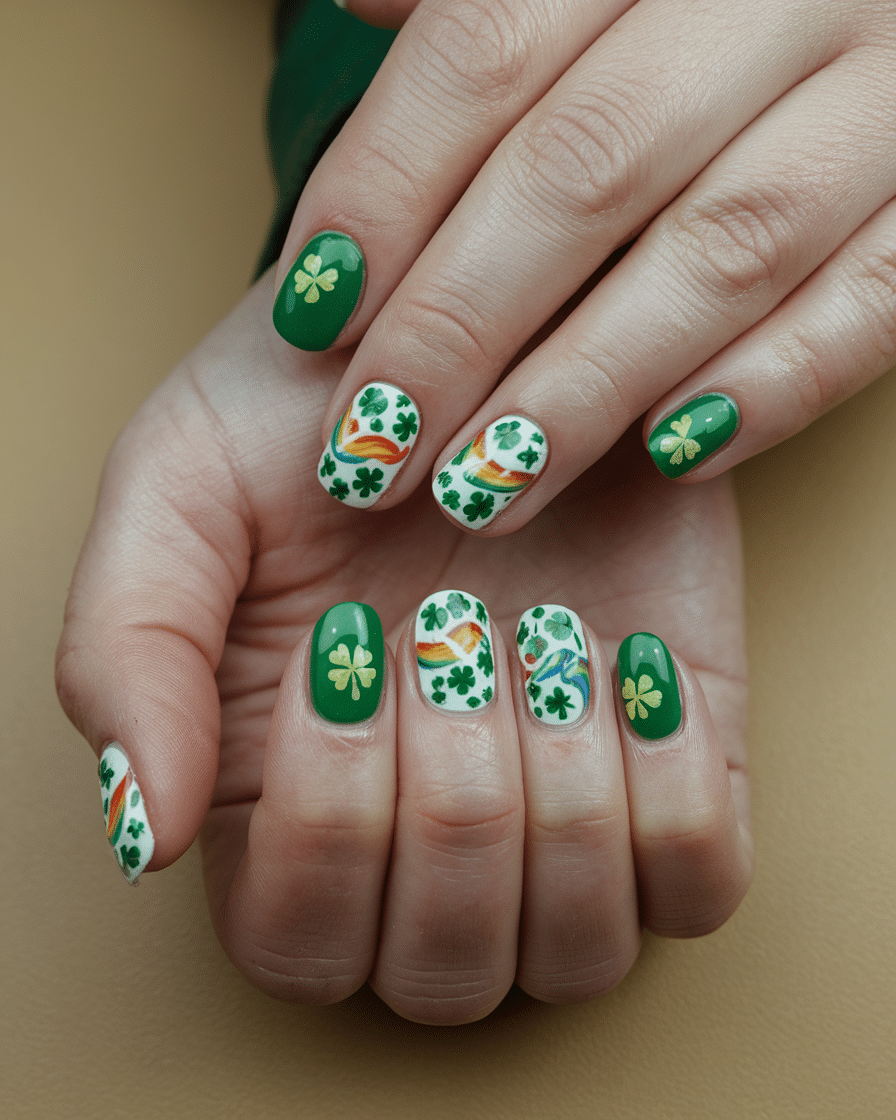 17 Cute Ideas for St. Patrick’s Day Nails in 2025