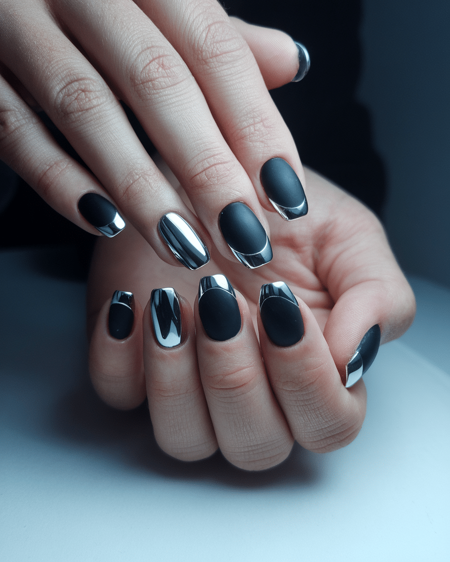 The Bold Beauty of Matte Black Nails: A Timeless Trend Reinvented