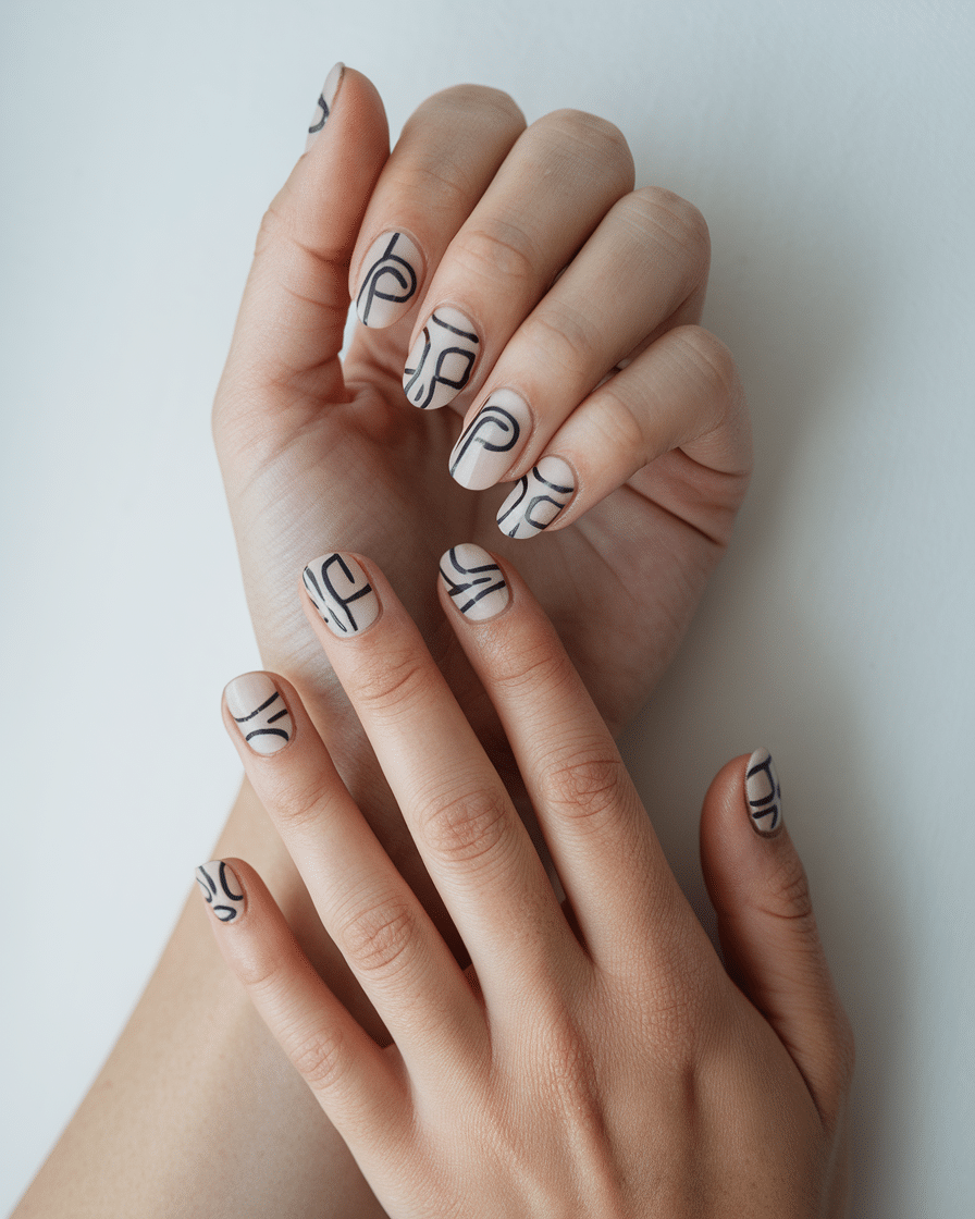 18 Stunning Black and White Nail Designs for a Classy Look