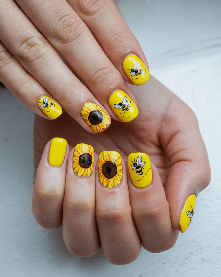 The Joy of Floral Nail Art: Why Sunflowers Are the Ultimate Statement of Beauty and Positivity