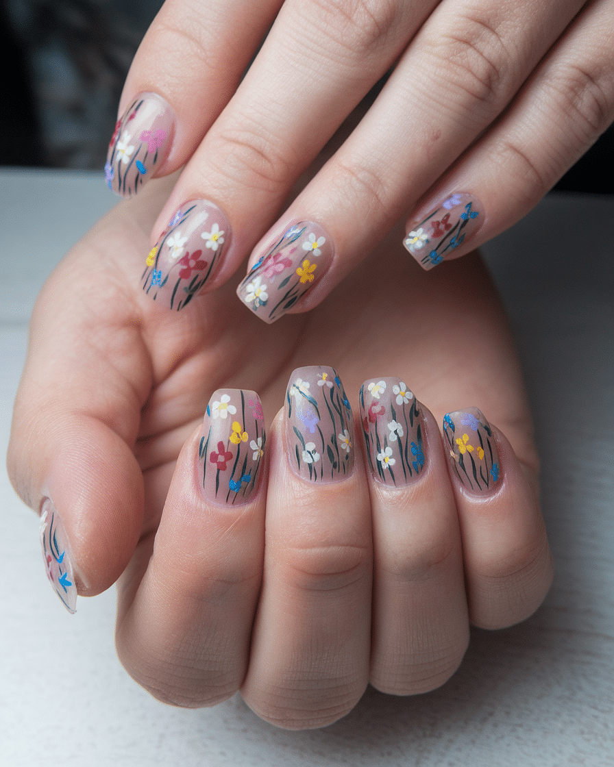 19 Flower Nail Designs You'll Absolutely Love!