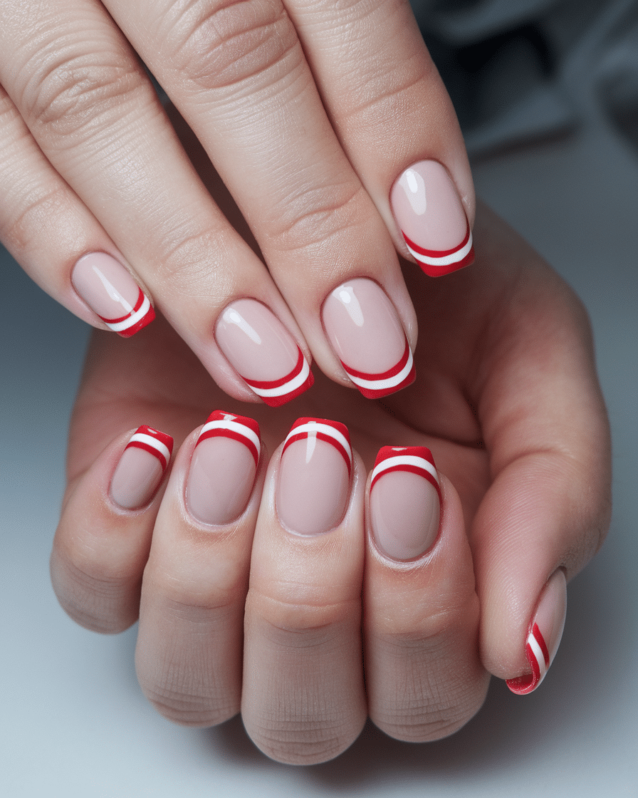 The Allure of Red French Tip Nails: A Timeless Trend with a Bold Twist