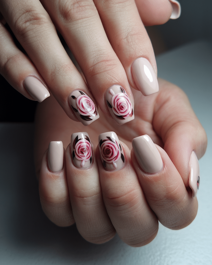 19 Flower Nail Designs You'll Absolutely Love!