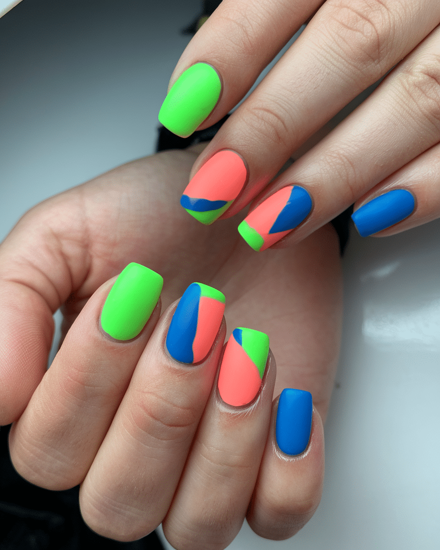 0019_1_a-still-image-of-a-hand-with-neon-color-__f9BzYVlTJO5GFd_wOXrAQ_DxFIm-AdQ5mg9UNunR9yWw 22 Colorful Spring Nails Designs You'll Obsess Over