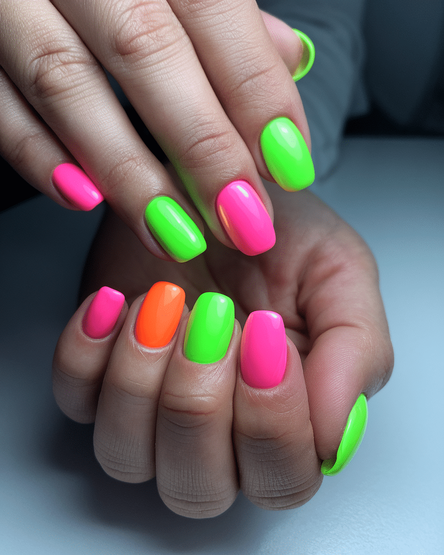 0019_3_a-photo-of-a-hand-with-neon-pop-french-n_sZgqoveKSEOgnQ0-JZ2Zug_tkQBV9pnQzKSPFqskAB9Vw The Ultimate Guide to Must-Try Summer Nail Trends