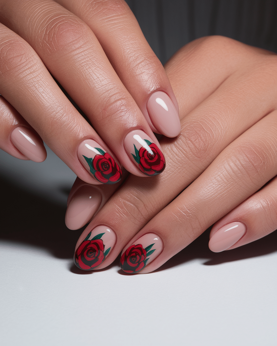 Romantic Rose Nails: The Timeless Bloom of Beauty on Your Fingertips