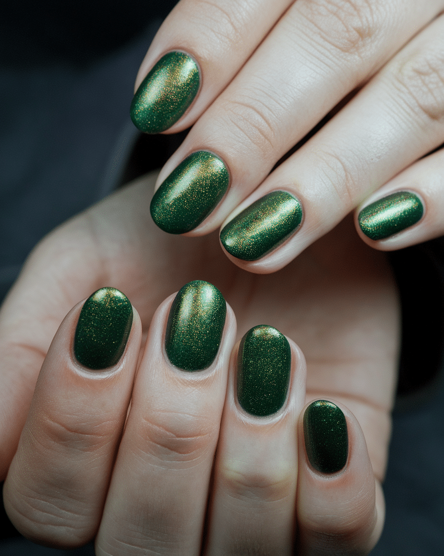 19 Glam Emerald Green Nails You’ll Totally Crush On