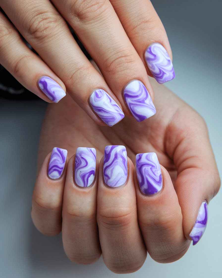 20 Cute Purple Nails You Need to Try