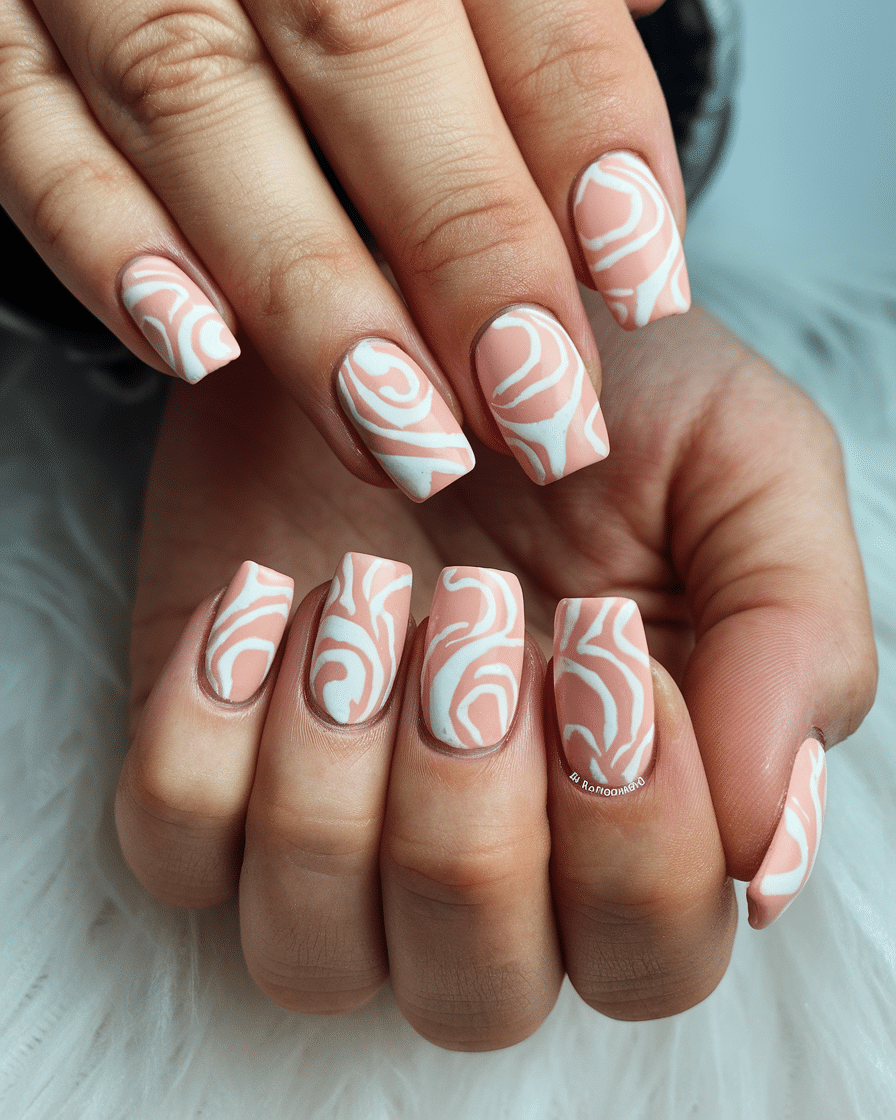 20 Trendy Peach Fuzz Nails Ideas to Try This Season