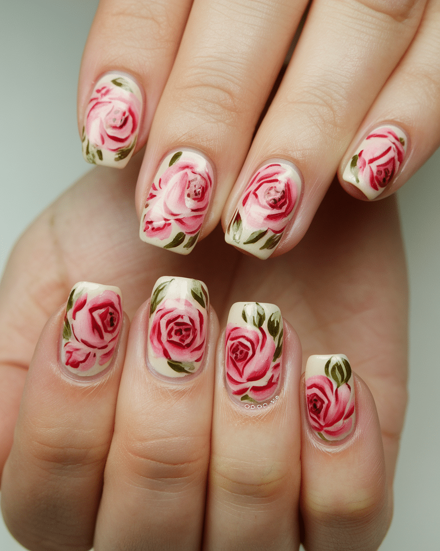 19 Flower Nail Designs to Brighten Your Day