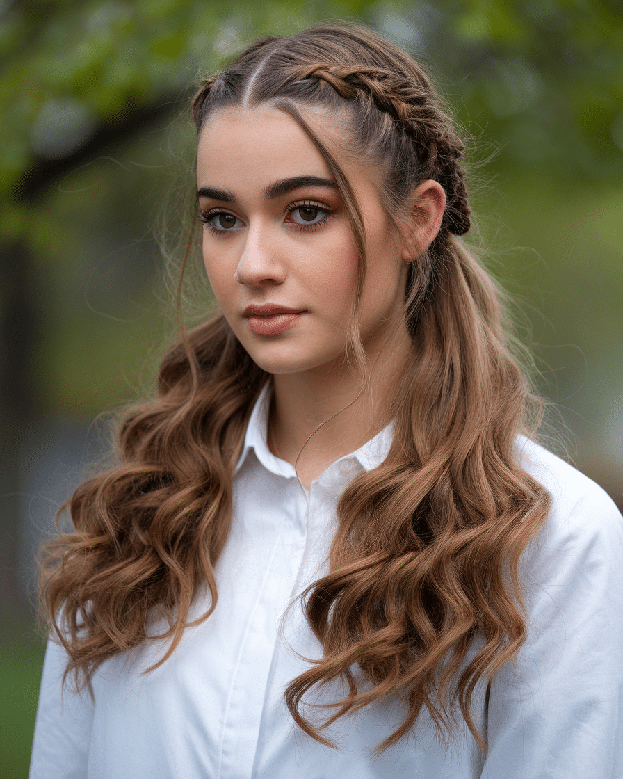 20 Charming Medium-Length Hairdos for Prom