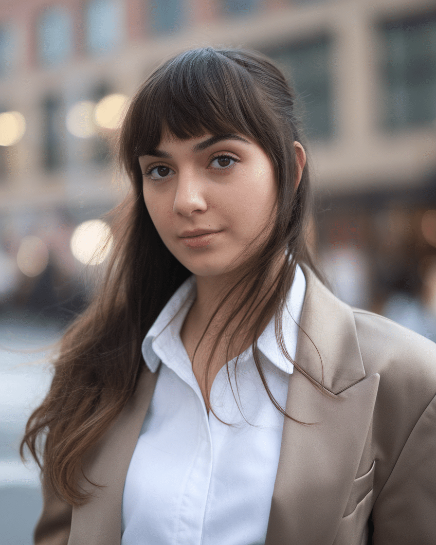 16 Mid- and Shoulder-Length Haircuts With Bangs for Any Type and Texture