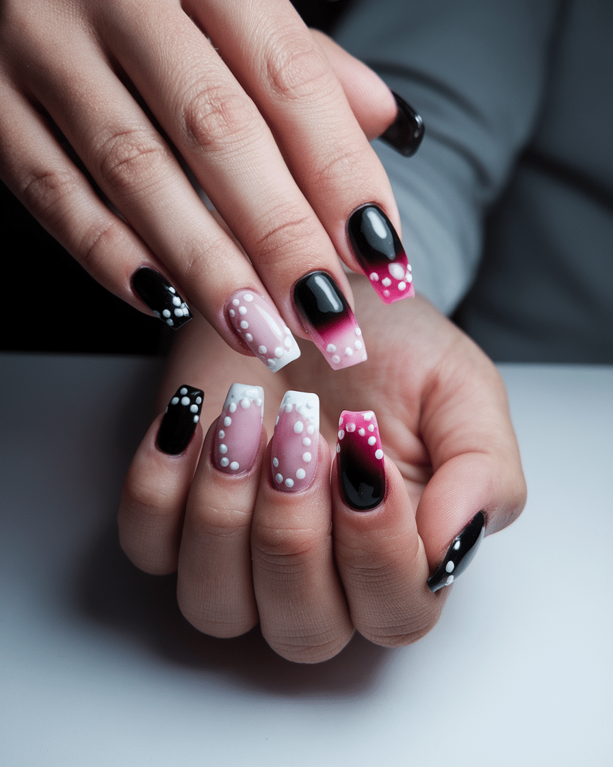 19 Black Spring Nails: Embracing Edgy Elegance in 2025’s Chicest Trend