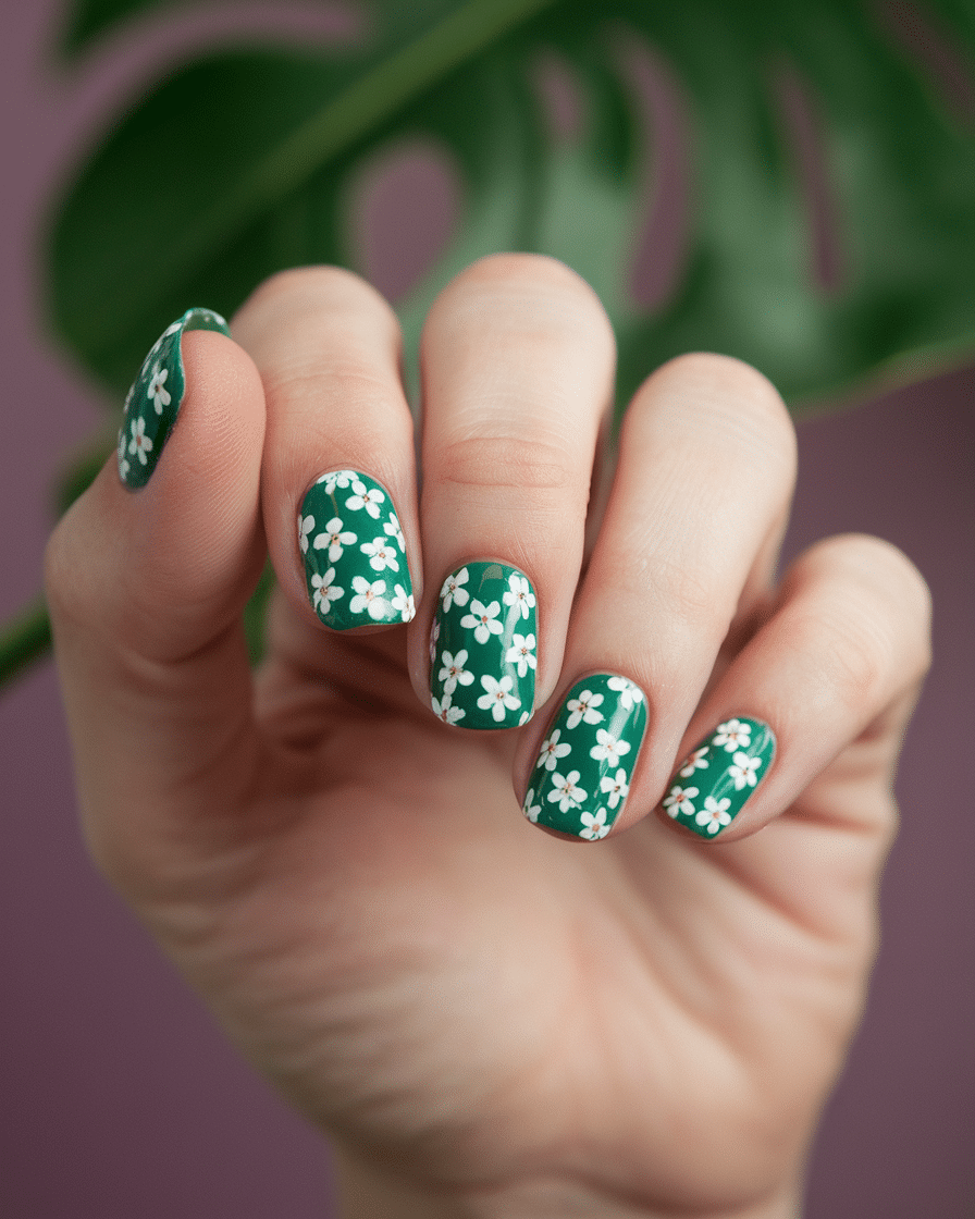 19 Glam Emerald Green Nails You’ll Totally Crush On