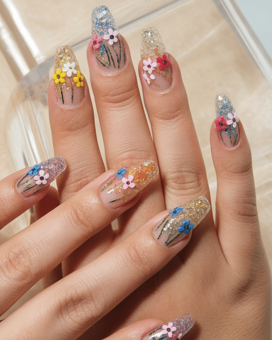 21 Fresh and Floral Spring Nail Designs to Blossom Your Look