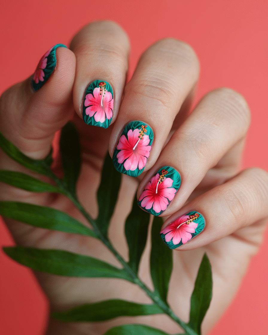 19 Flower Nail Designs to Brighten Your Day