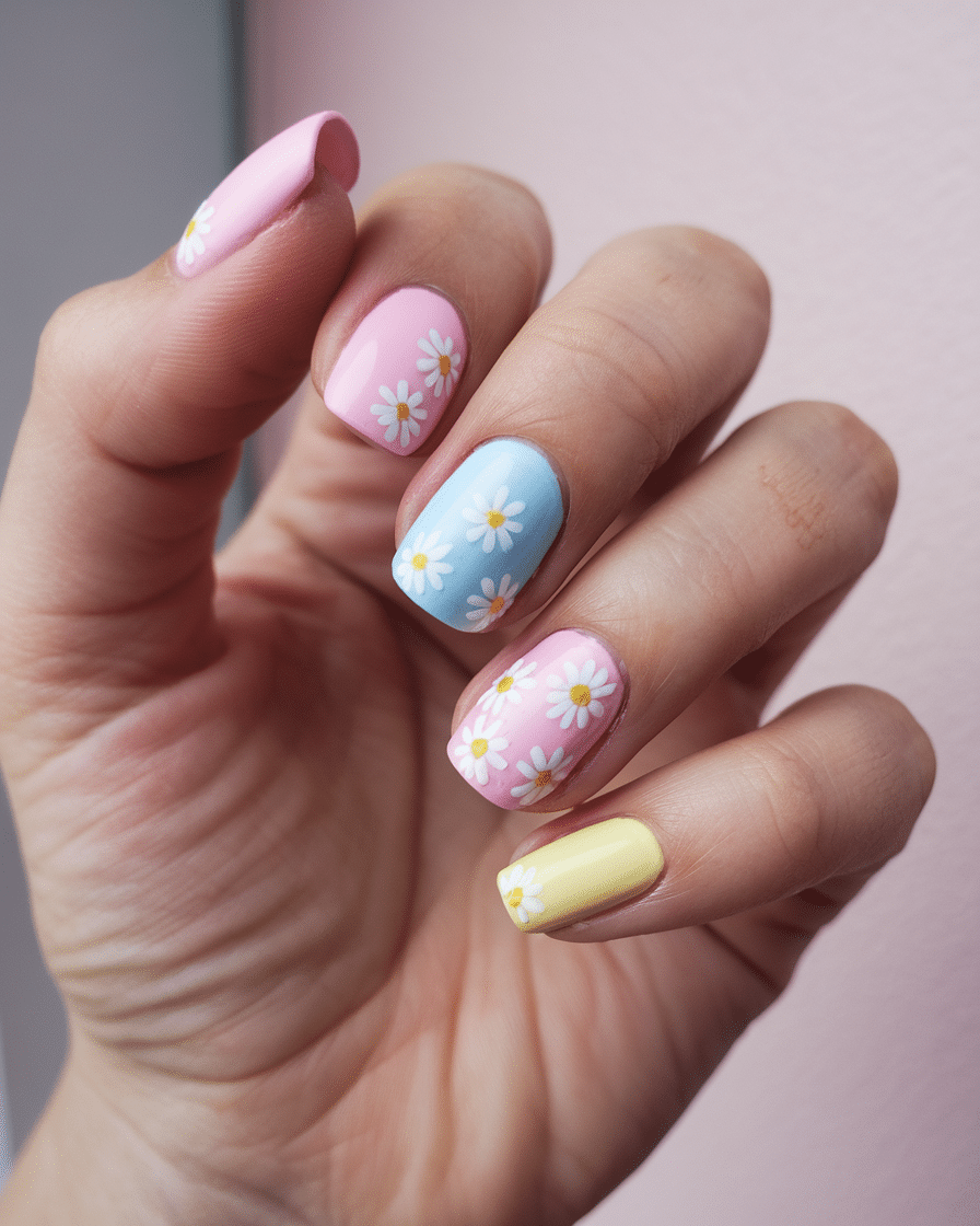 19 Flower Nail Designs to Brighten Your Day