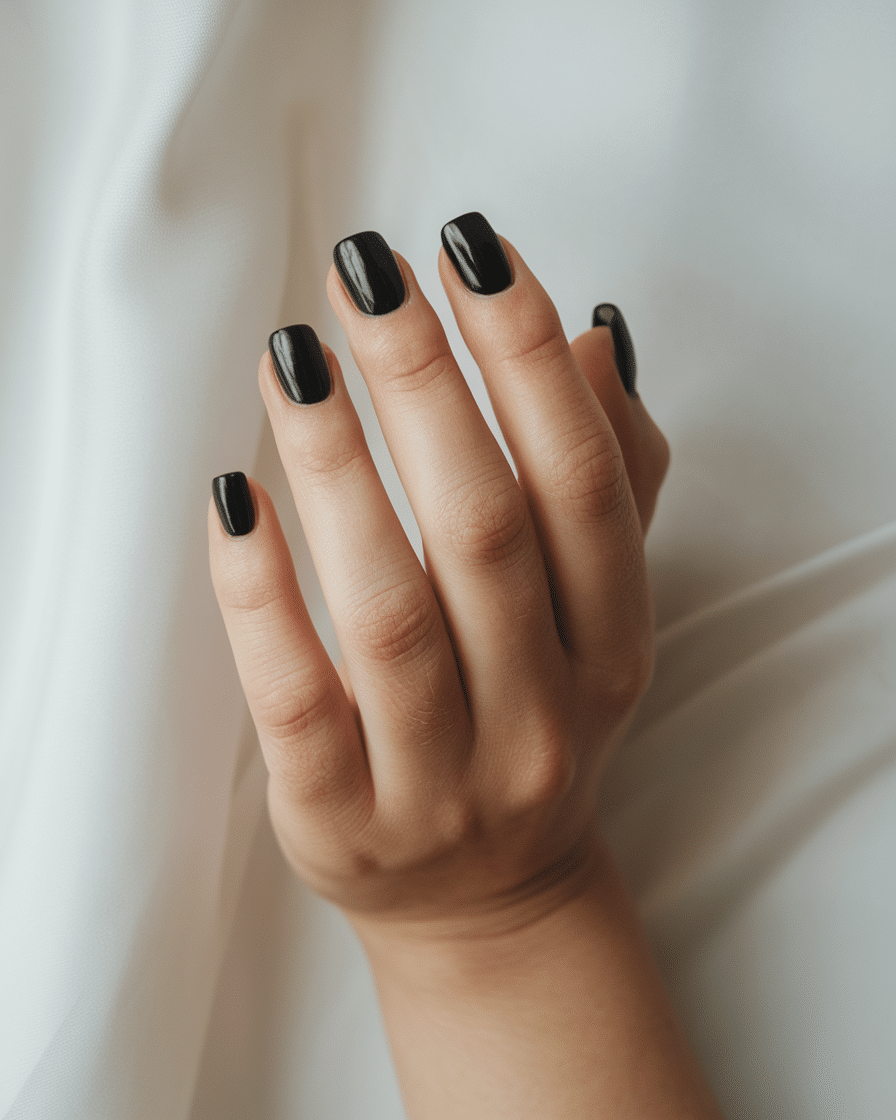 19 Black Spring Nails: Embracing Edgy Elegance in 2025’s Chicest Trend