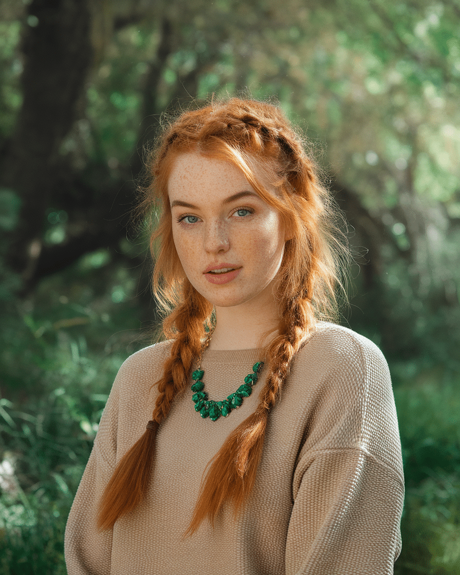 20 Stunning Boho Ginger Braids to Transform Your Look