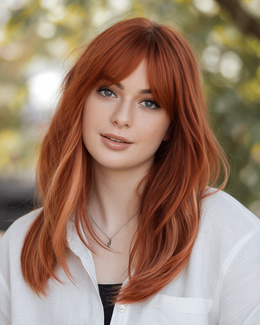 Copper Hair Colors: Hot Trend for 2025 – Dark Copper with Highlights