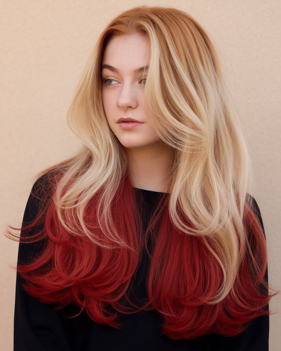 19 Red Hair With Blonde Highlights Looks for Every Day