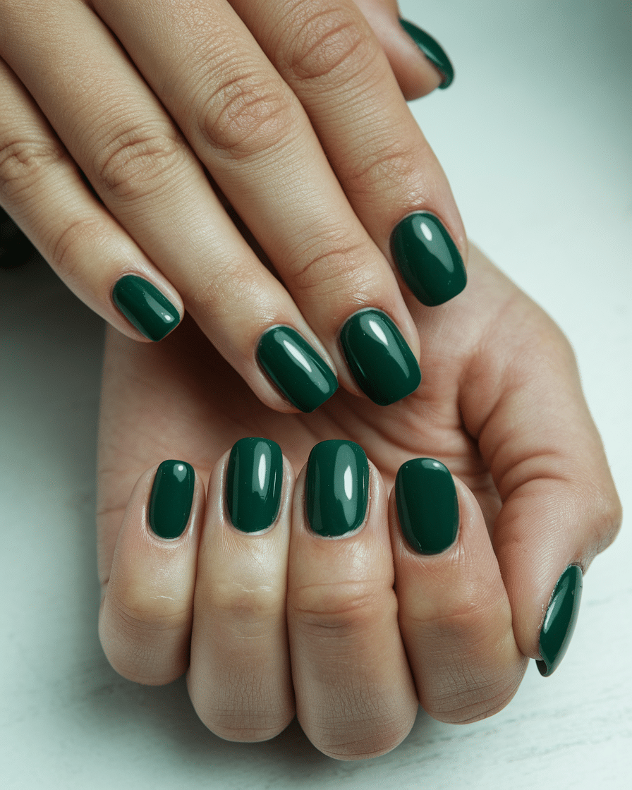 19 Glam Emerald Green Nails You’ll Totally Crush On