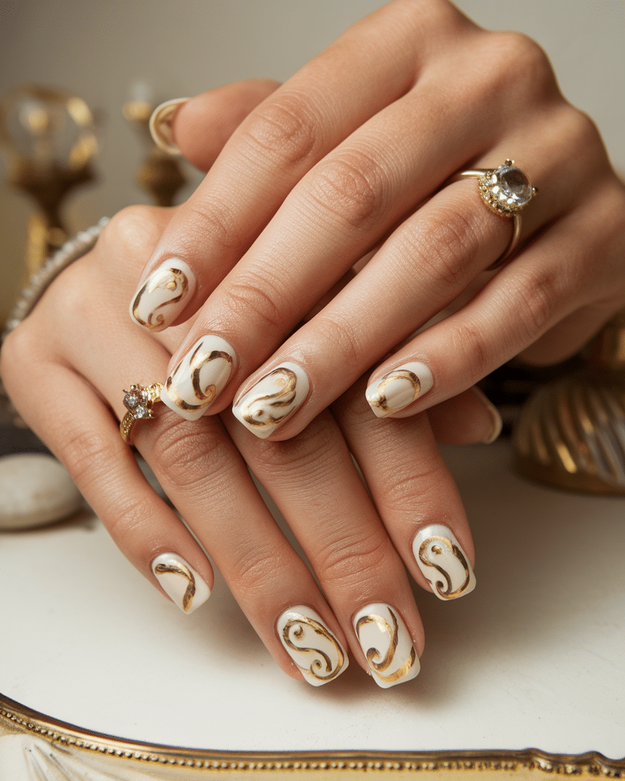 17 Classy Wedding Nails for Elegant Brides