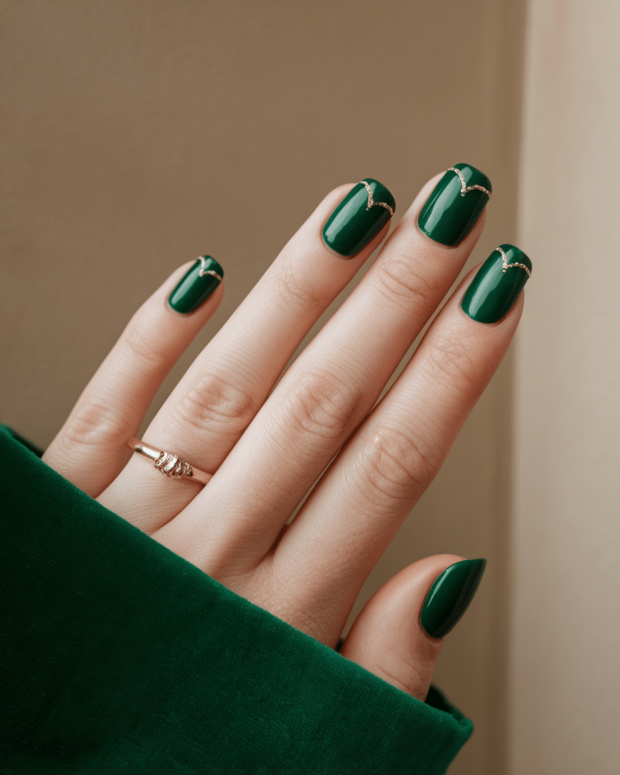 19 Glam Emerald Green Nails You’ll Totally Crush On