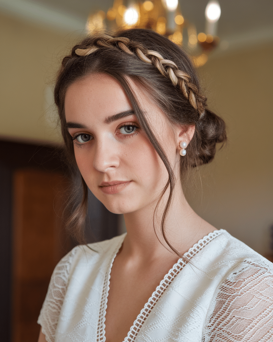 20 Charming Medium-Length Hairdos for Prom