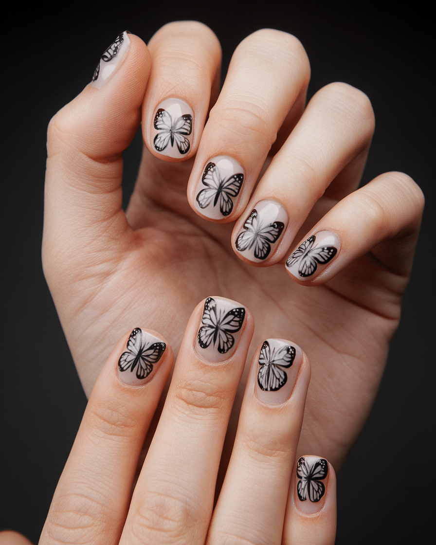 19 Black Spring Nails: Embracing Edgy Elegance in 2025’s Chicest Trend