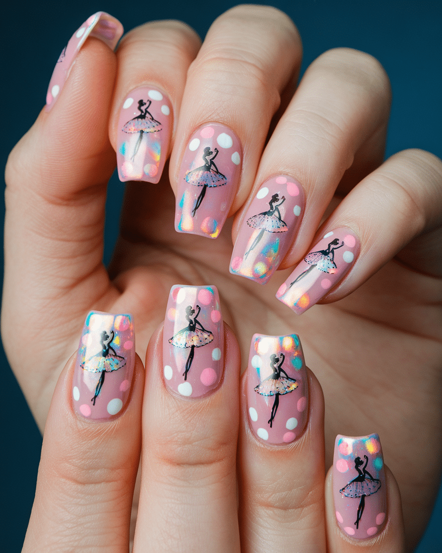 20 Trendy Ballerina Nails Designs for a Cute & Classy Look