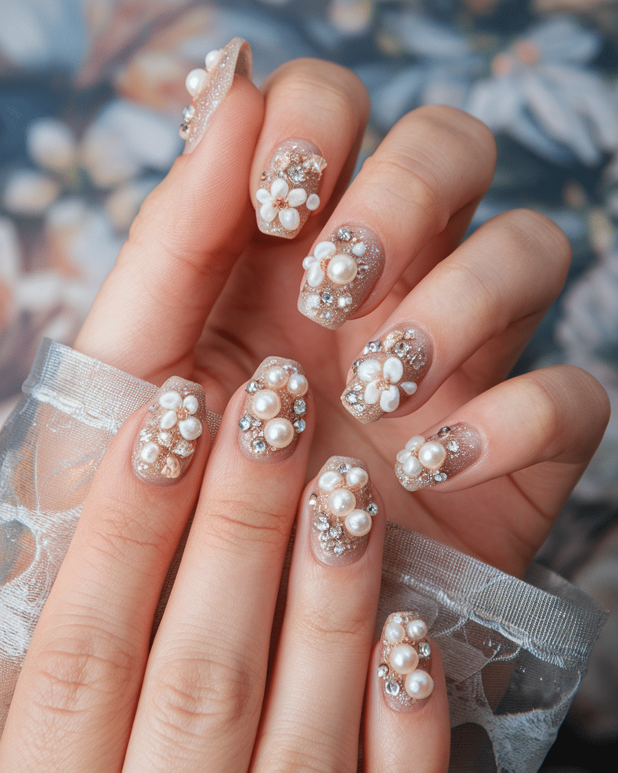 19 Flower Nail Designs to Brighten Your Day