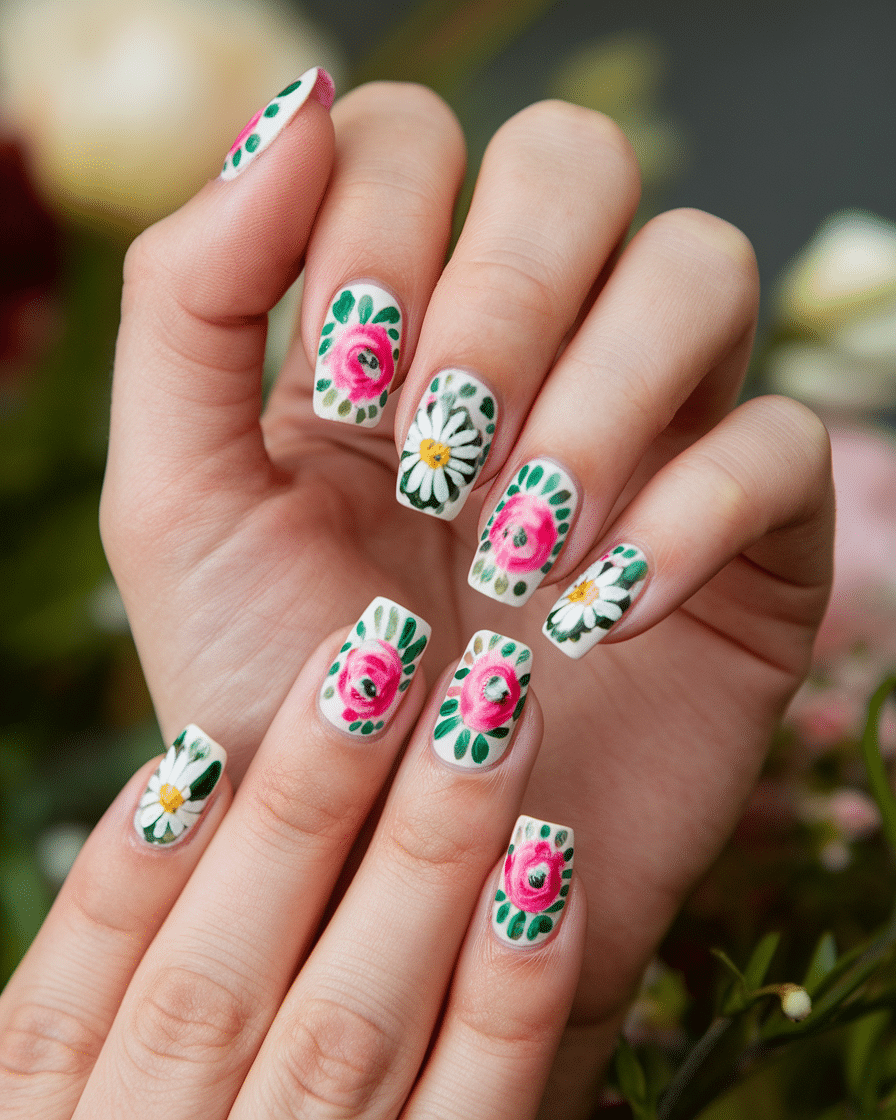 16 Insanely Cute Spring Nail Design Ideas