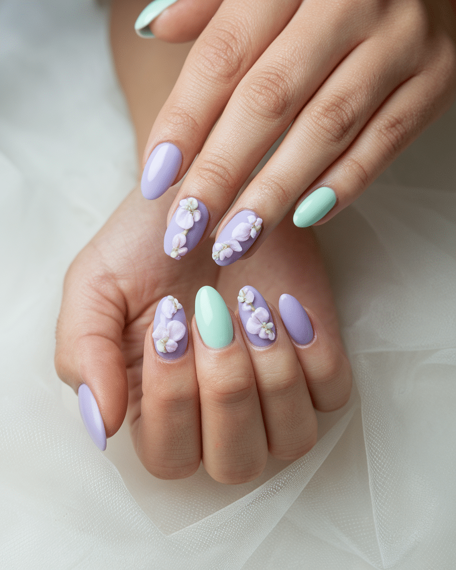 21 Fresh and Floral Spring Nail Designs to Blossom Your Look