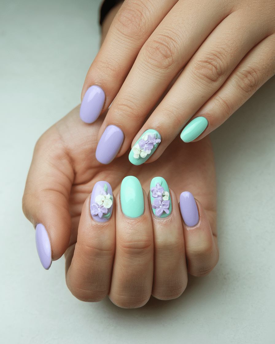 21 Fresh and Floral Spring Nail Designs to Blossom Your Look