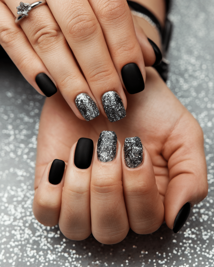 19 Black Spring Nails: Embracing Edgy Elegance in 2025’s Chicest Trend