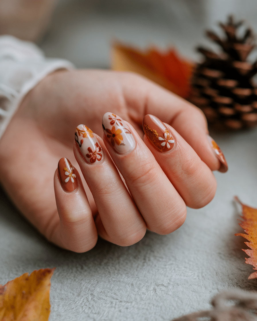 18 Gorgeous Fall Wedding Nails for Brides