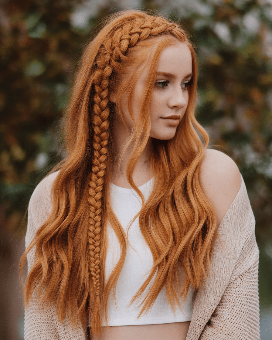 20 Stunning Boho Ginger Braids to Transform Your Look