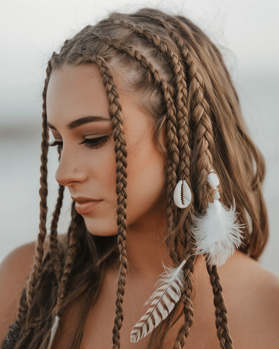 20 Stunning Boho Ginger Braids to Transform Your Look