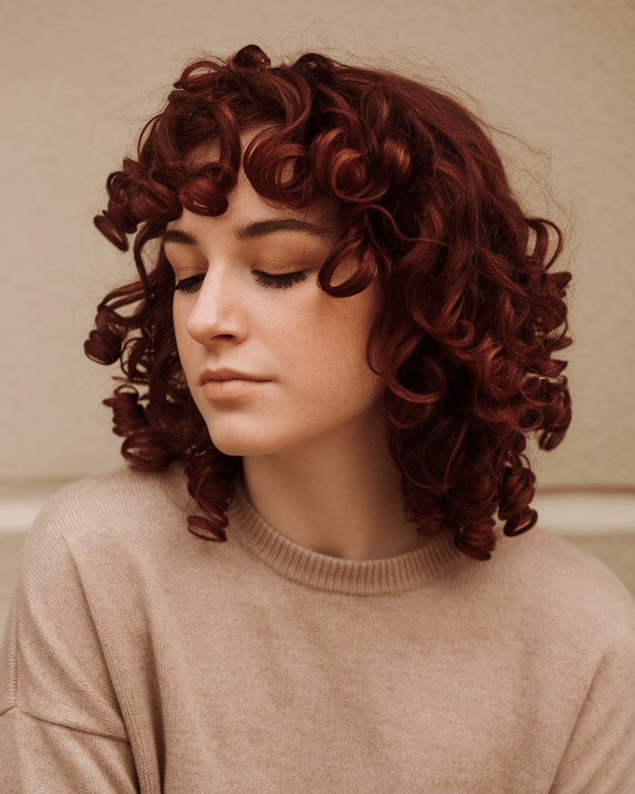 12 Eye-Catching Red Curly Hair Styles Trends You’ll Love