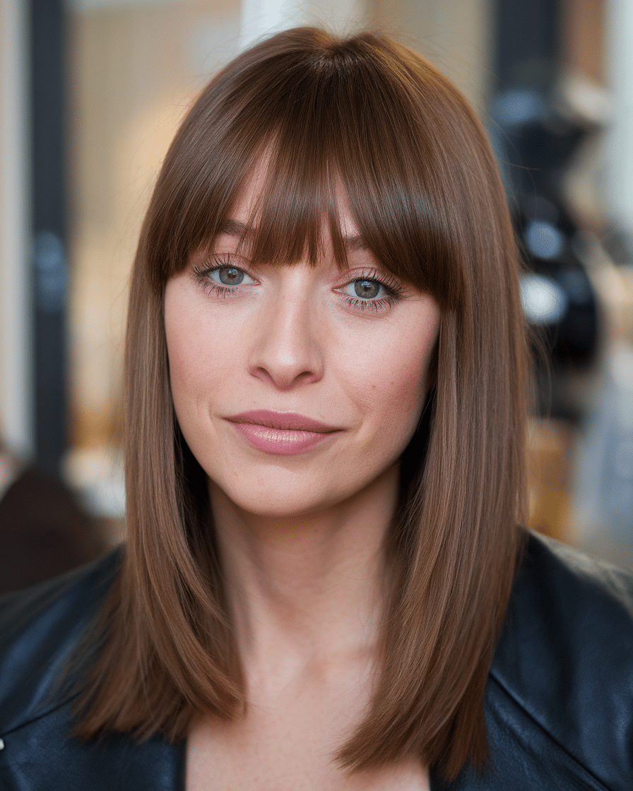 20 Stunning Hairstyles with Bangs for Women Over 40