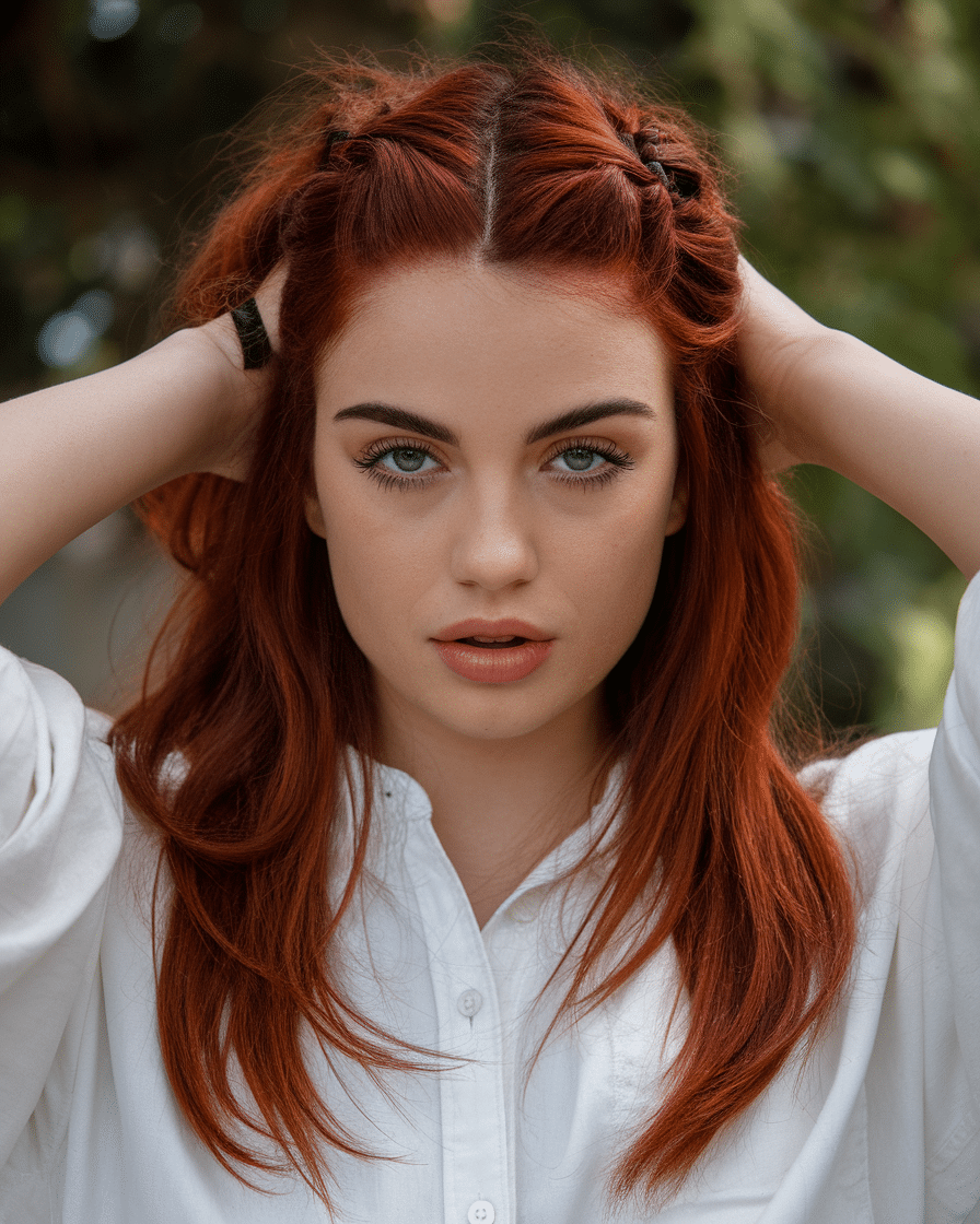 Copper Hair Colors: Hot Trend for 2025 – Dark Copper with Highlights