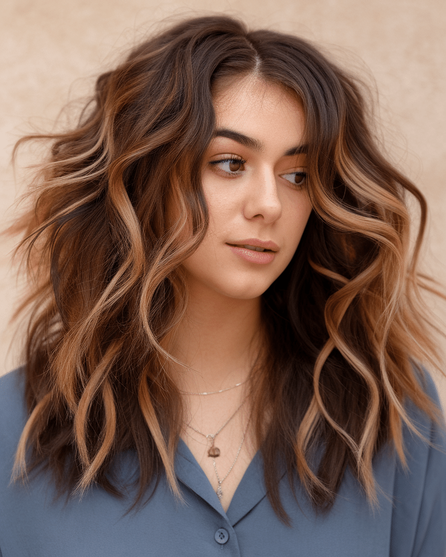 18 Stunning Curly Hair with Highlights Caramel Ideas for a Gorgeous Look