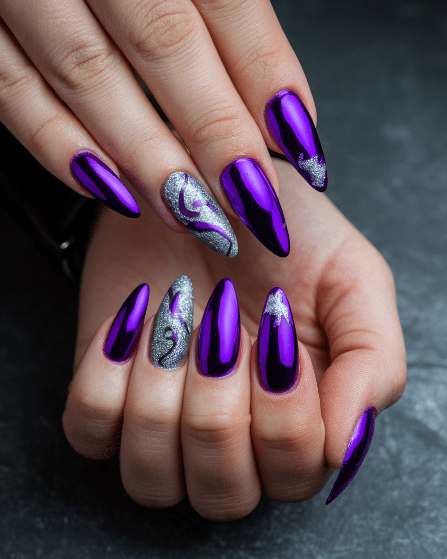 20 Cute Purple Nails You Need to Try