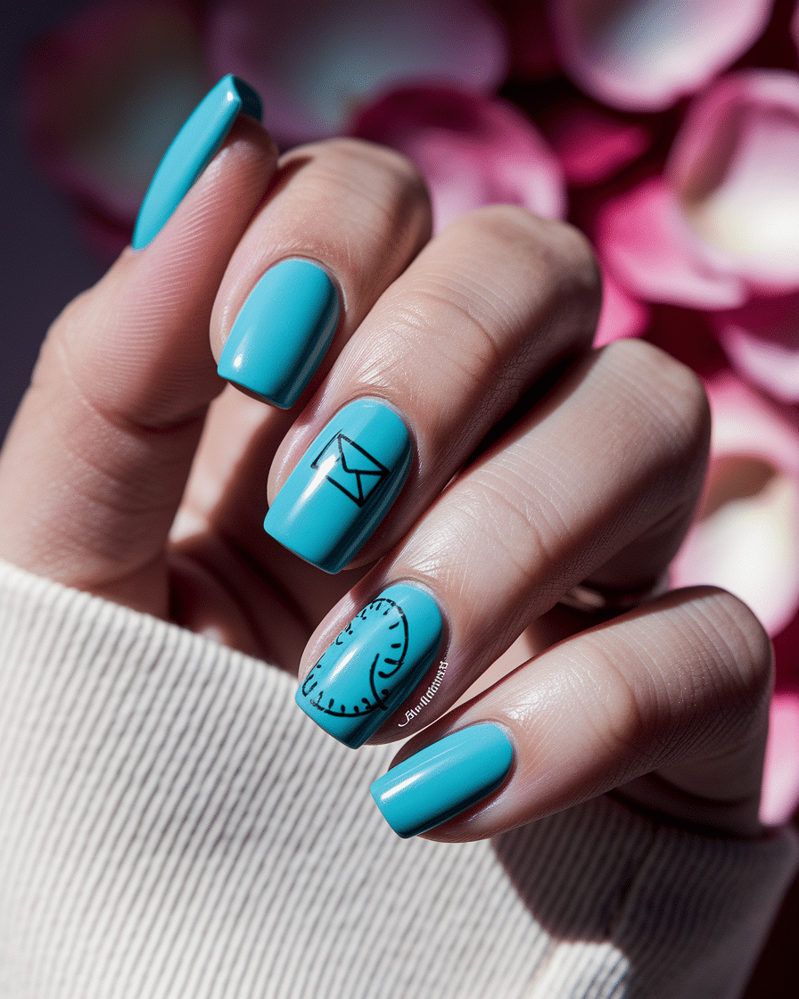 Romantic Nail Designs with a Bold Twist: Why Blue is the New Valentine’s Favorite