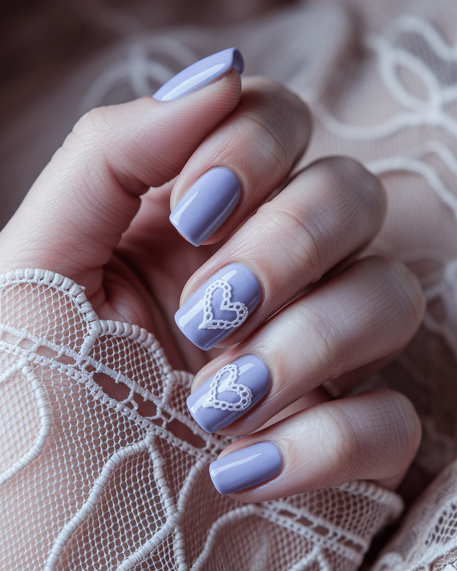 Romantic Nail Designs with a Bold Twist: Why Blue is the New Valentine’s Favorite