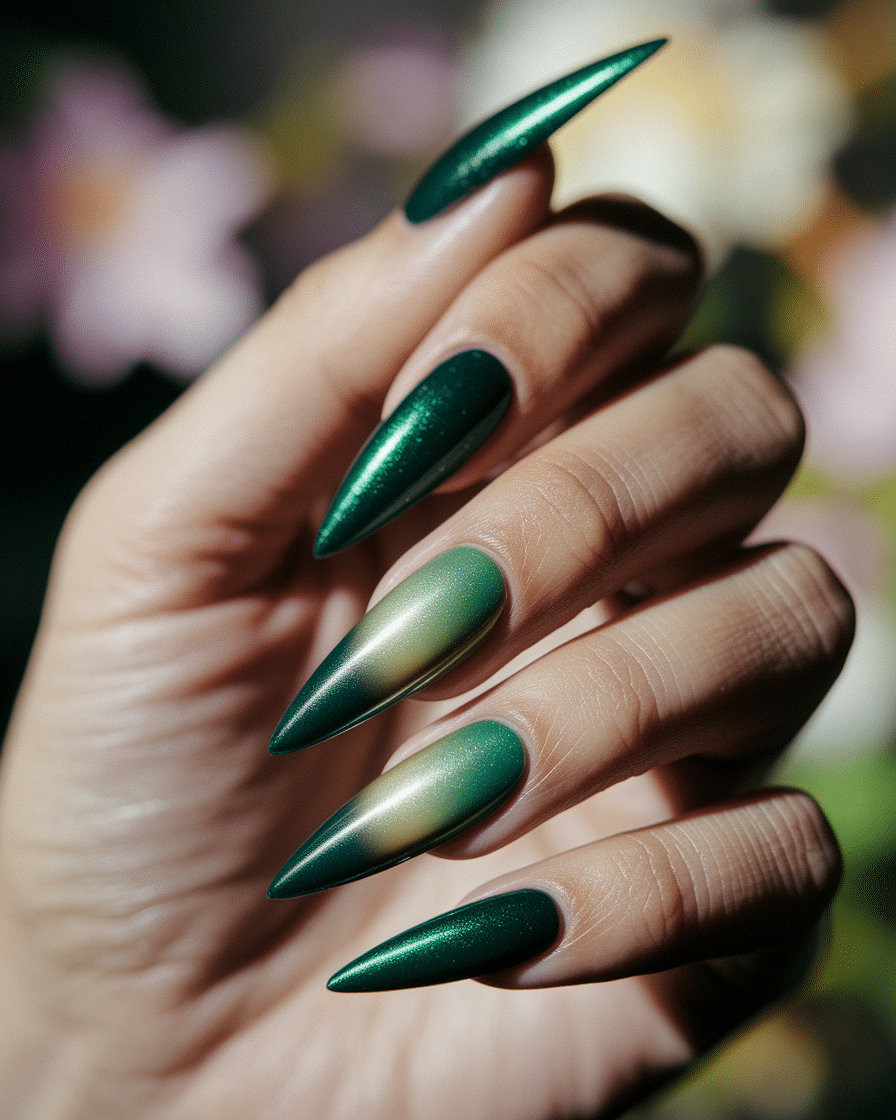 The Allure of Deep Green Nails: A Timeless Trend That Elevates Every Look